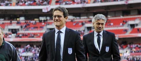 Fabio Capello and Franco Baldini.